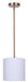 Canarm - IPL1119A01WHG - One Light Pendant - Rexton - Gold And Matte White