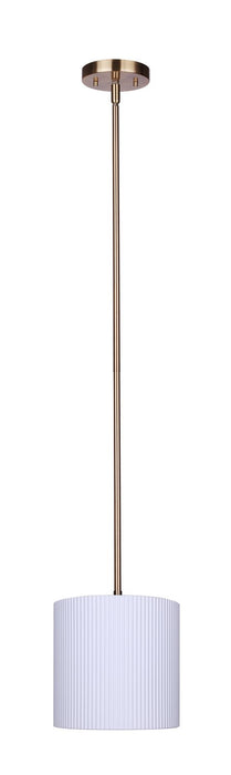 Canarm - IPL1119A01WHG - One Light Pendant - Rexton - Gold And Matte White