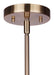 Canarm - IPL1119A01WHG - One Light Pendant - Rexton - Gold And Matte White