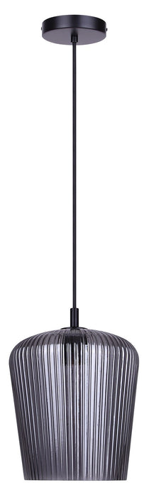 Canarm - IPL1249A01BK-SR - One Light Pendant - Leandro - Matte Black