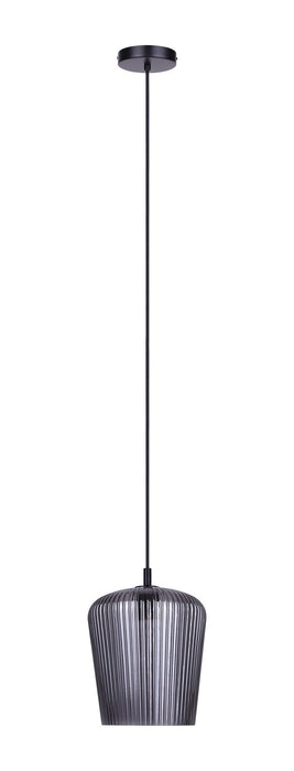 Canarm - IPL1249A01BK-SR - One Light Pendant - Leandro - Matte Black