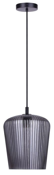 Canarm - IPL1249A01BK-SR - One Light Pendant - Leandro - Matte Black
