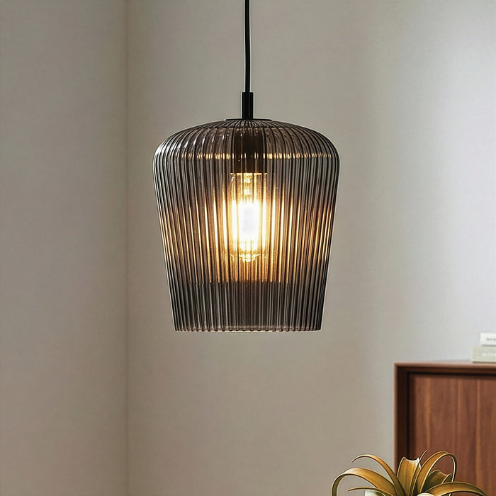 Canarm - IPL1249A01BK-SR - One Light Pendant - Leandro - Matte Black