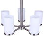 Canarm - ICH1234A05BN-FO - Five Light Chandelier - Britton - Brushed Nickel