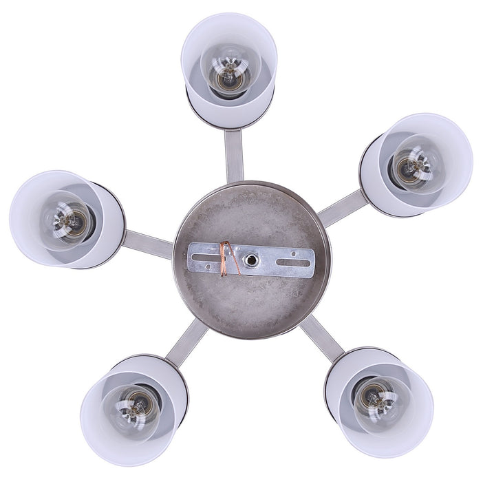 Canarm - ICH1234A05BN-FO - Five Light Chandelier - Britton - Brushed Nickel