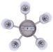 Canarm - ICH1234A05BN-FO - Five Light Chandelier - Britton - Brushed Nickel