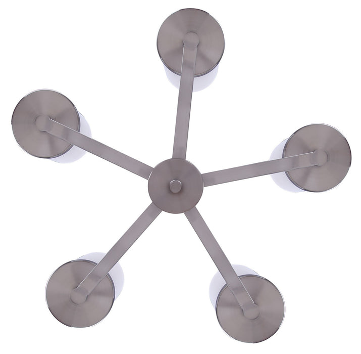 Canarm - ICH1234A05BN-FO - Five Light Chandelier - Britton - Brushed Nickel