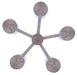 Canarm - ICH1234A05BN-FO - Five Light Chandelier - Britton - Brushed Nickel