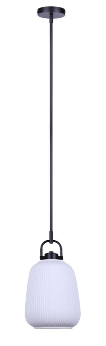 Canarm - IPL2263B01BK - One Light Pendant - Kaslo - Matte Black