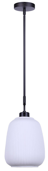 Canarm - IPL2263B01BK - One Light Pendant - Kaslo - Matte Black