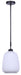 Canarm - IPL2263B01BK - One Light Pendant - Kaslo - Matte Black