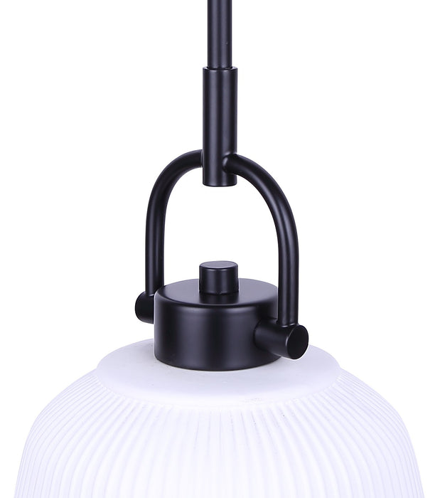 Canarm - IPL2263B01BK - One Light Pendant - Kaslo - Matte Black