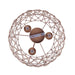 Canarm - IPL2269B03BR20 - Three Light Pendant - Hora-Marron - Tan