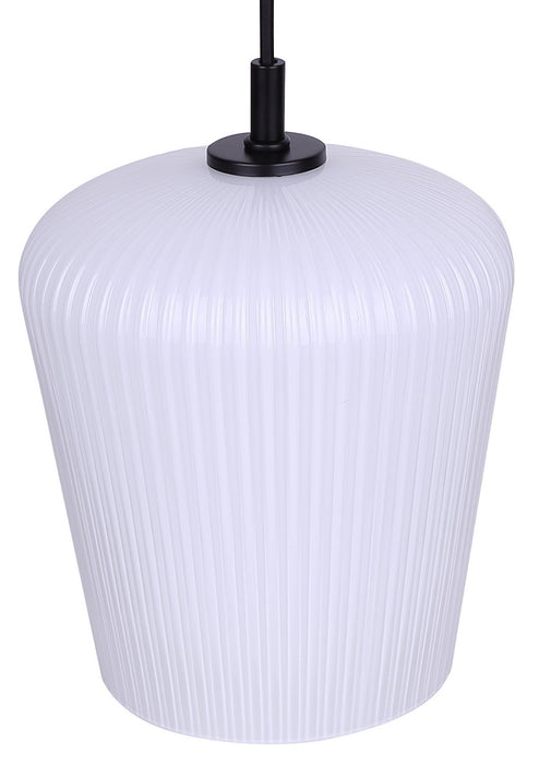 Canarm - IPL1249A01BK-OR - One Light Pendant - Leandro - Matte Black