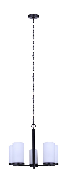 Canarm - ICH1234A05BK-FO - Five Light Chandelier - Britton - Matte Black