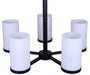 Canarm - ICH1234A05BK-FO - Five Light Chandelier - Britton - Matte Black