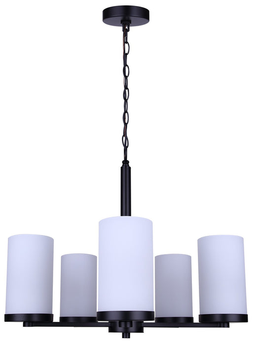 Canarm - ICH1234A05BK-FO - Five Light Chandelier - Britton - Matte Black