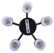 Canarm - ICH1234A05BK-FO - Five Light Chandelier - Britton - Matte Black