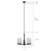 Canarm - ICH1234A05BK-FO - Five Light Chandelier - Britton - Matte Black