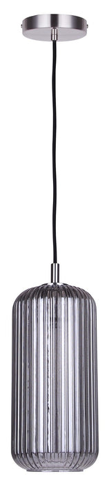 Canarm - IPL1250A01BN-SR - One Light Pendant - Malek - Brushed Nickel