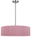 Canarm - ICH2267B03BNP22 - Three Light Chandelier - Evienne - Brushed Nickel And Pink