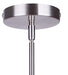 Canarm - ICH2267B03BNP22 - Three Light Chandelier - Evienne - Brushed Nickel And Pink