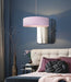 Canarm - ICH2267B03BNP22 - Three Light Chandelier - Evienne - Brushed Nickel And Pink
