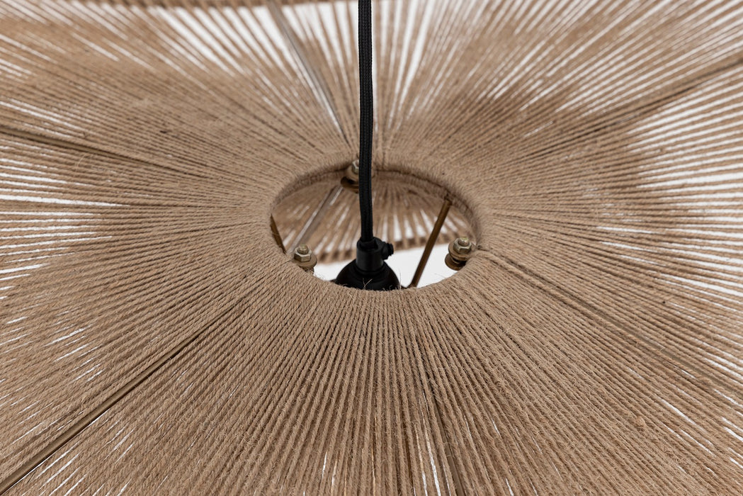 Canarm - IPL2273B01NA32 - One Light Pendant - Malana - Natural + Black