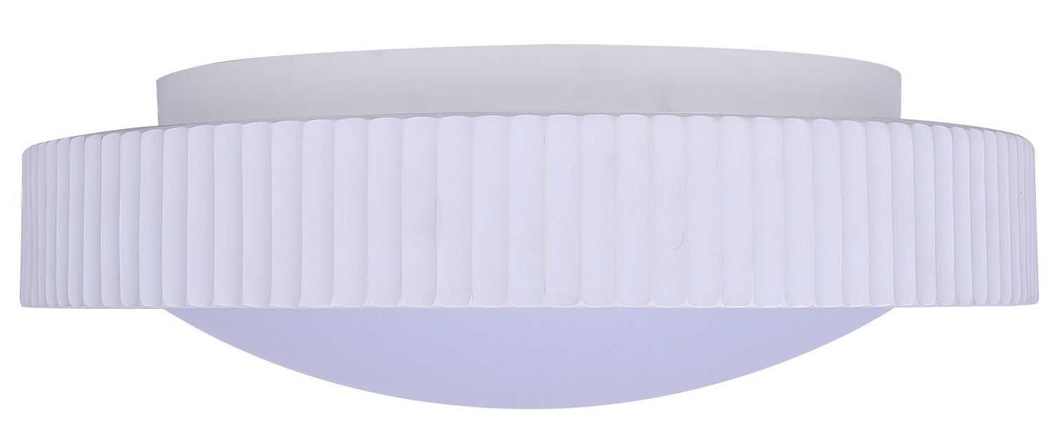 Canarm - LFM337A17WHR - LED Flush Mount - Harvey - Matte White