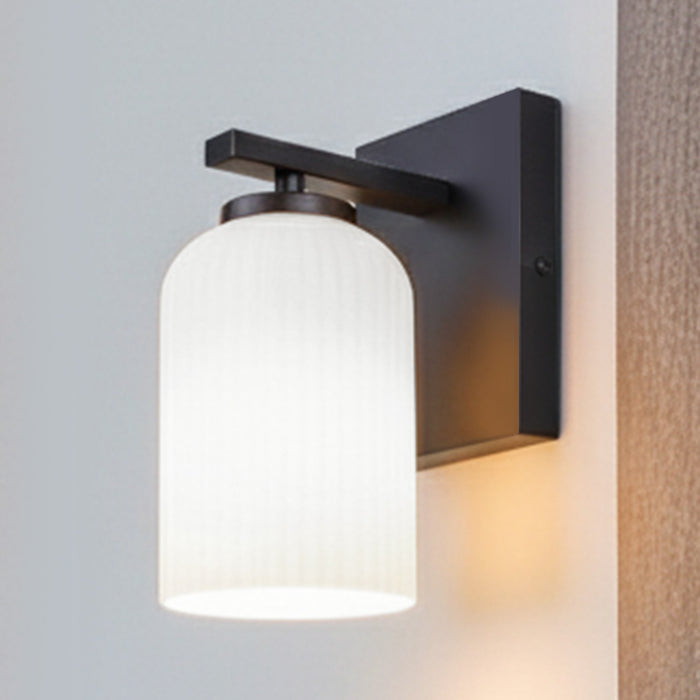 Canarm - IVL1241A01BK - One Light Wall Sconce - Bram - Matte Black