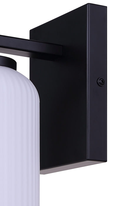 Canarm - IVL1241A01BK - One Light Wall Sconce - Bram - Matte Black