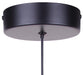 Canarm - LPL339A01SRB - LED Pendant - Tavi - Matte Black And Stone