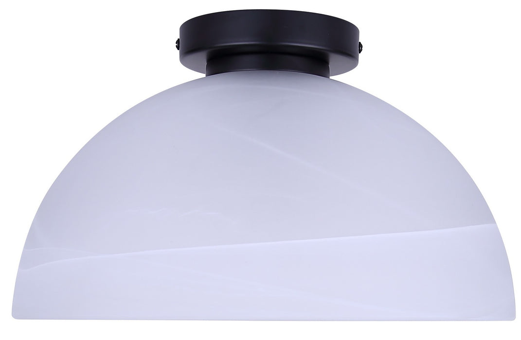 Canarm - IFM2260B13BK - One Light Flush Mount - Marek - Matte Black