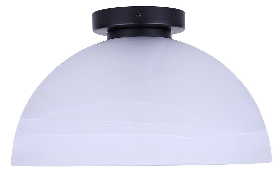 Canarm - IFM2260B13BK - One Light Flush Mount - Marek - Matte Black