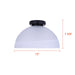 Canarm - IFM2260B13BK - One Light Flush Mount - Marek - Matte Black