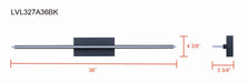 Canarm - LVL327A36BK - LED Vanity - Indio - Matte Black