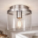 Canarm - IFM1234A09BN - One Light Flush Mount - Britton - Brushed Nickel