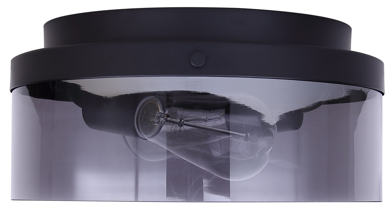 Canarm - IFM2288B12BK - Two Light Flush Mount - Nina - Matte Black