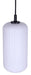 Canarm - IPL1250A01BK-OR - One Light Pendant - Malek - Matte Black
