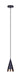 Canarm - IPL1240A01BKG - One Light Pendant - Noire - Matte Black + Gold