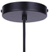 Canarm - IPL1240A01BKG - One Light Pendant - Noire - Matte Black + Gold