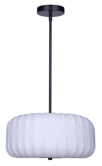 Canarm - IPL2253B03BK16 - Three Light Pendant - Elle - Matte Black
