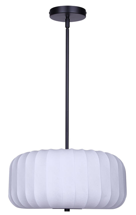 Canarm - IPL2253B03BK16 - Three Light Pendant - Elle - Matte Black