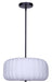 Canarm - IPL2253B03BK16 - Three Light Pendant - Elle - Matte Black
