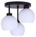 Canarm - ISF2257B03BK - Three Light Semi-Flush Mount - Nella - Matte Black