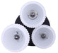 Canarm - ISF2257B03BK - Three Light Semi-Flush Mount - Nella - Matte Black