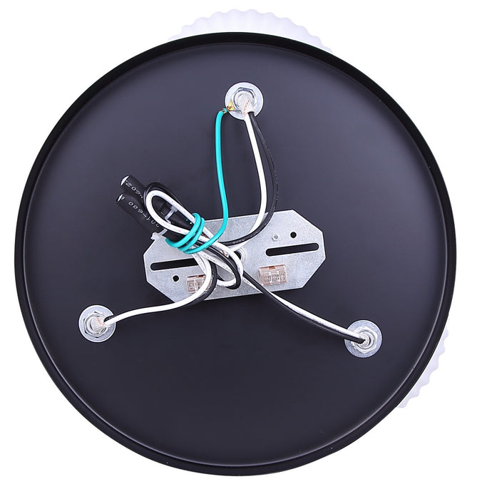 Canarm - ISF2257B03BK - Three Light Semi-Flush Mount - Nella - Matte Black