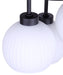 Canarm - ISF2257B03BK - Three Light Semi-Flush Mount - Nella - Matte Black