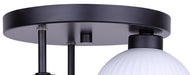 Canarm - ISF2257B03BK - Three Light Semi-Flush Mount - Nella - Matte Black
