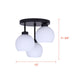 Canarm - ISF2257B03BK - Three Light Semi-Flush Mount - Nella - Matte Black